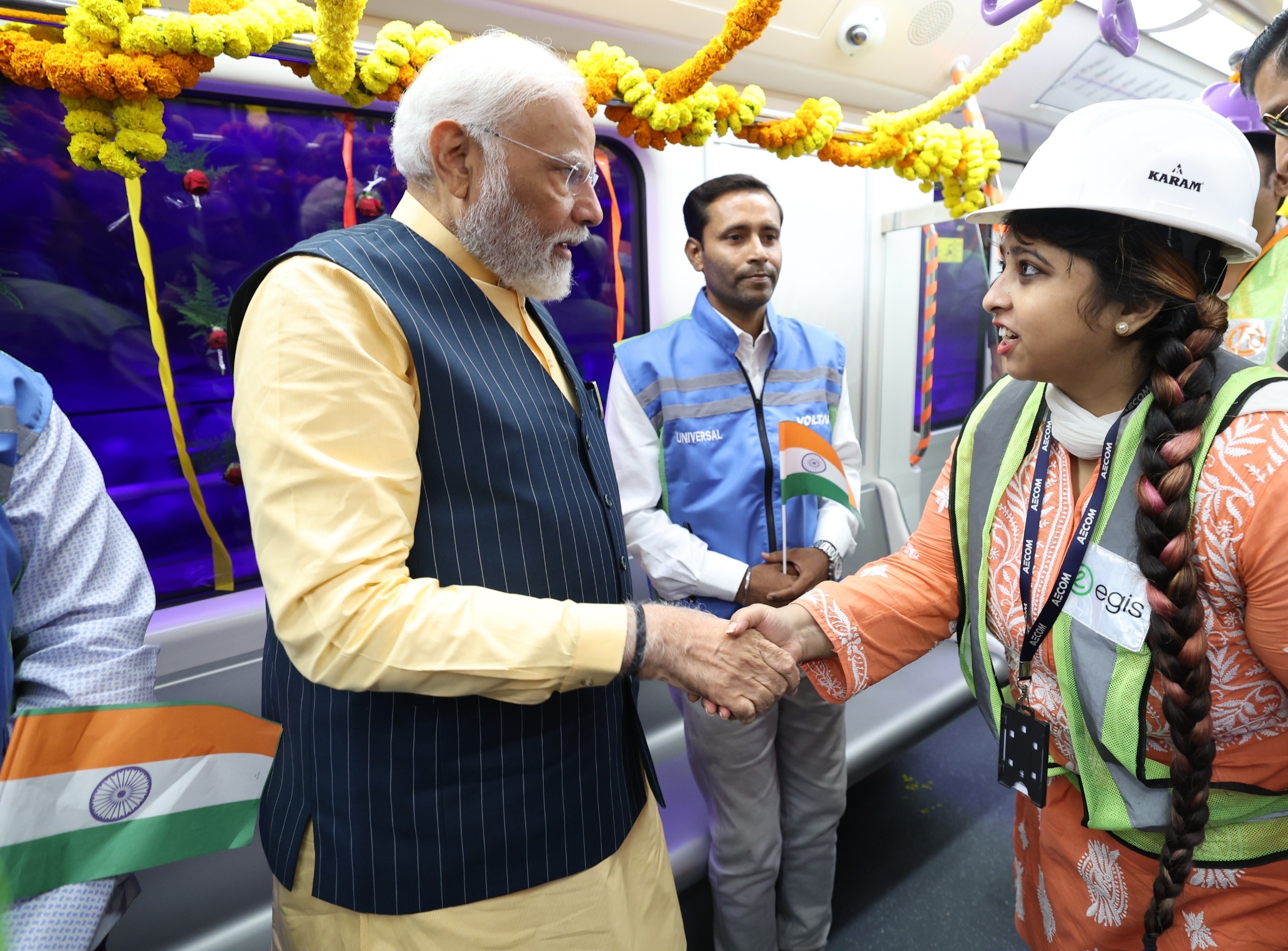 PM Modi inaugurates India’s first underwater metro in Kolkata