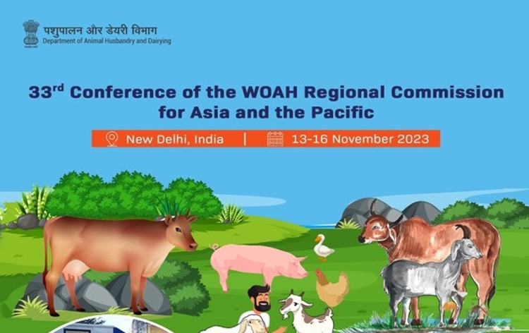 भारत की मेजबानी में WOAH क्षेत्रीय आयोग का 33वां सम्मेलन, 36 देशों के प्रतिनिधि ले रहे भाग