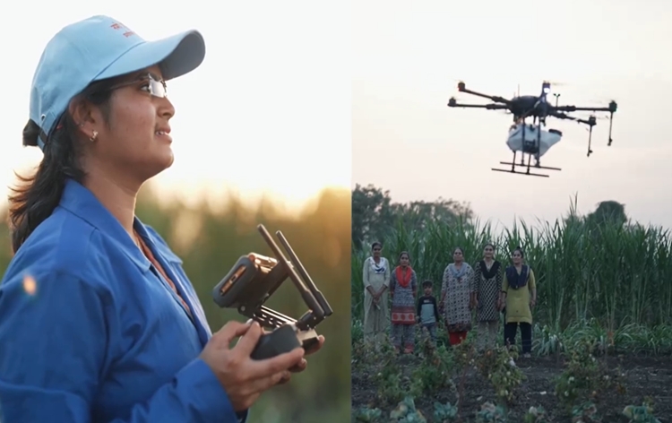 Pm Modi Felicitates Namo Drone Didis And Lakhpati Didis