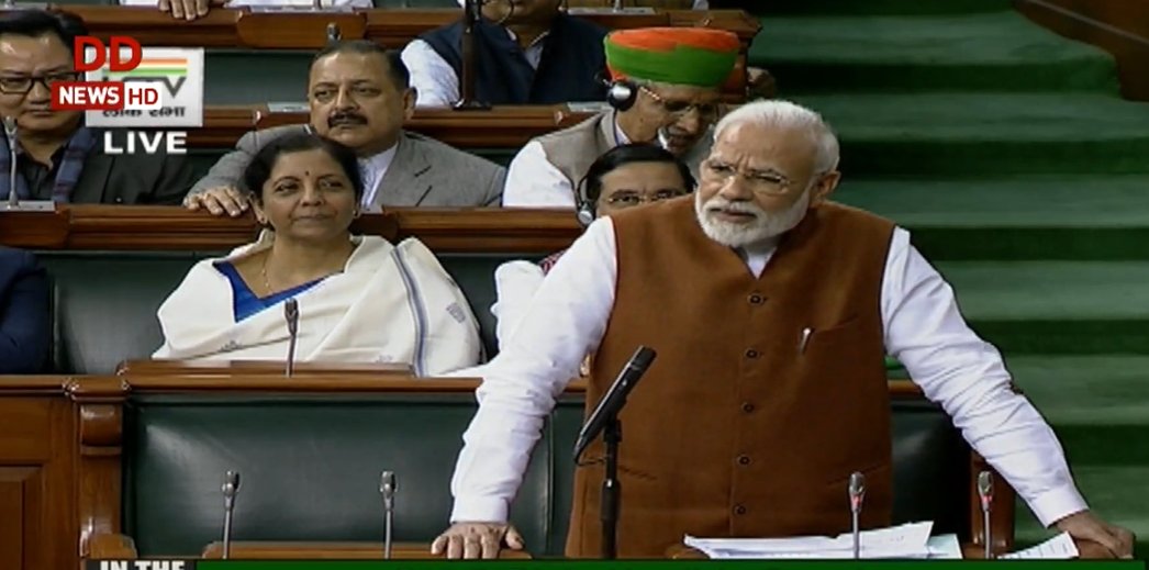 PM Modi replies to Motion of Thanks on President’s Address in Lok Sabha