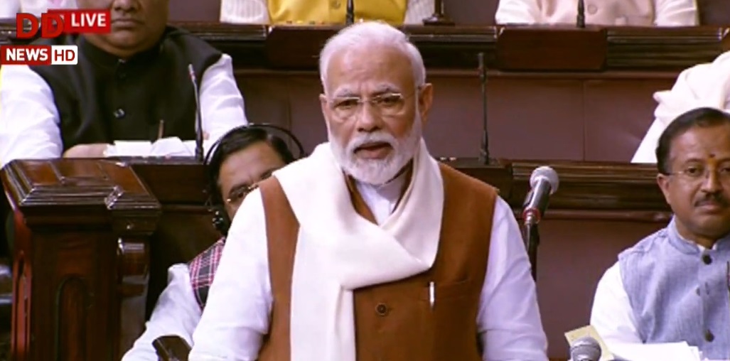 PM Modi replies to Motion of Thanks on President’s Address in Rajya Sabha