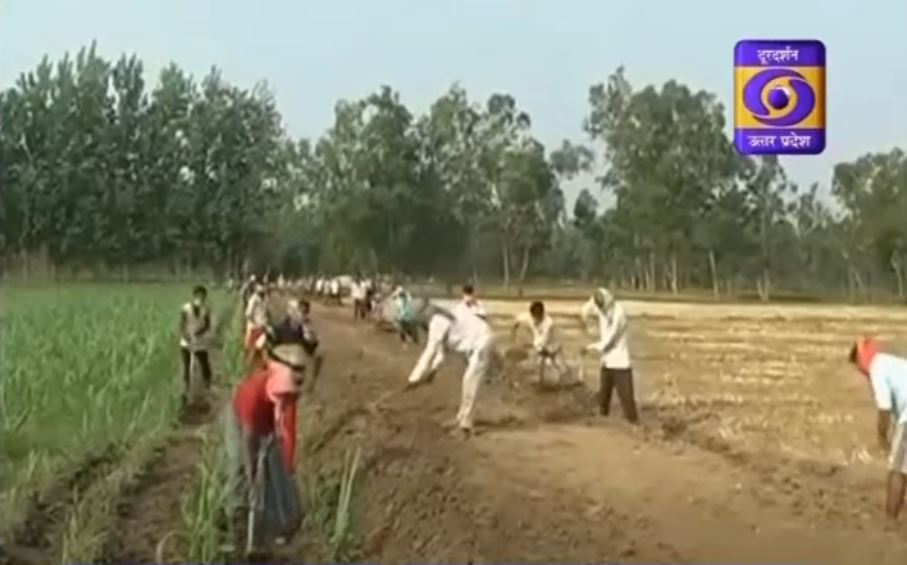 लखनऊ: लॉकडाउन में ग्रामीण श्रमिकों को मनरेगा में काम