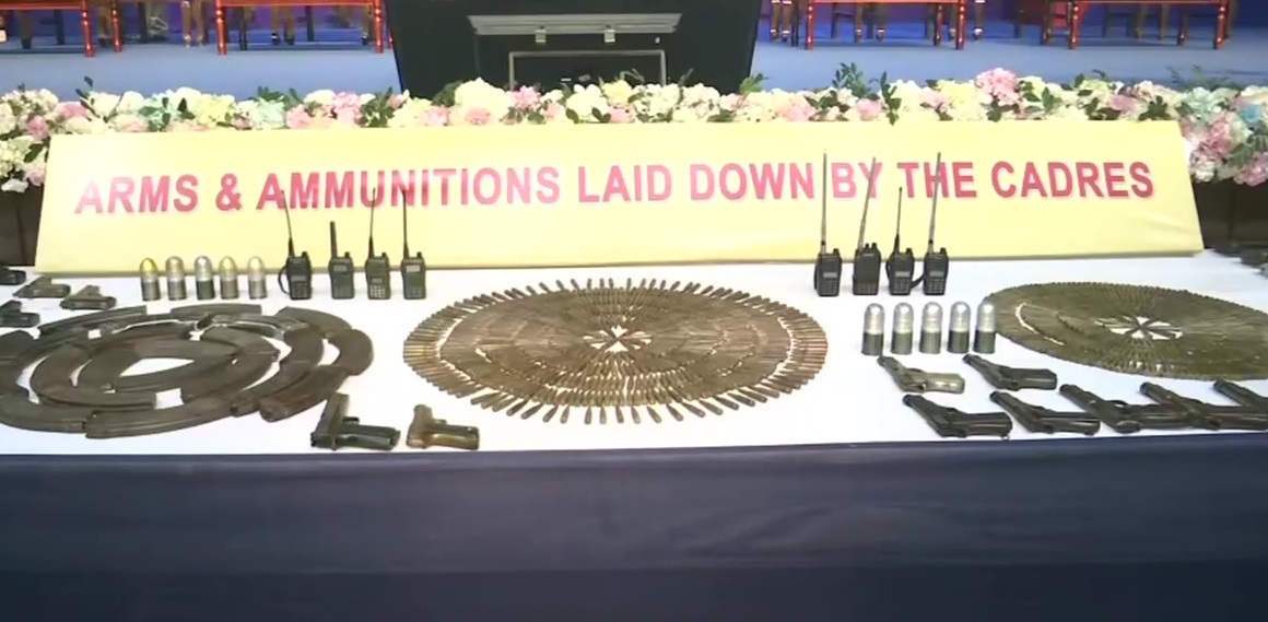 Full Event: Over 1500 NDFB Cadres Lay Down Arms in Assam