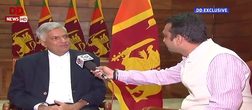 DD NEWS EXCLUSIVE: Interview with PM of Sri Lanka Ranil Wickremesinghe