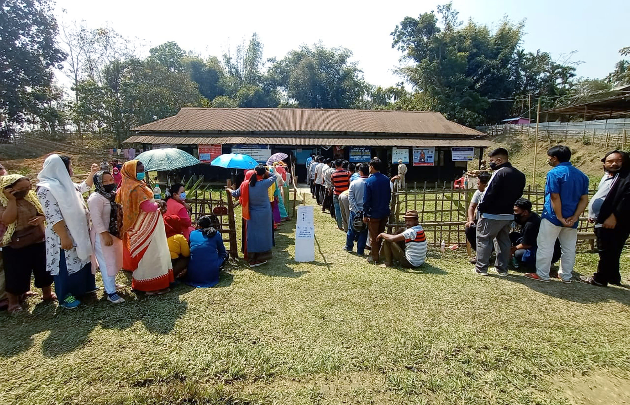 Re-polling underway at 11 booths in Manipur