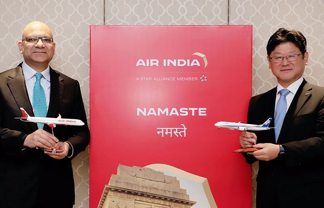 एयर इंडिया ने जापान की ऑल निप्पॉन एयरवेज से किया कोडशेयर समझौता