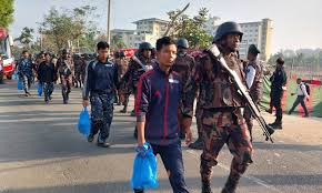 Bangladesh sent back 288 Myanmar security personnel