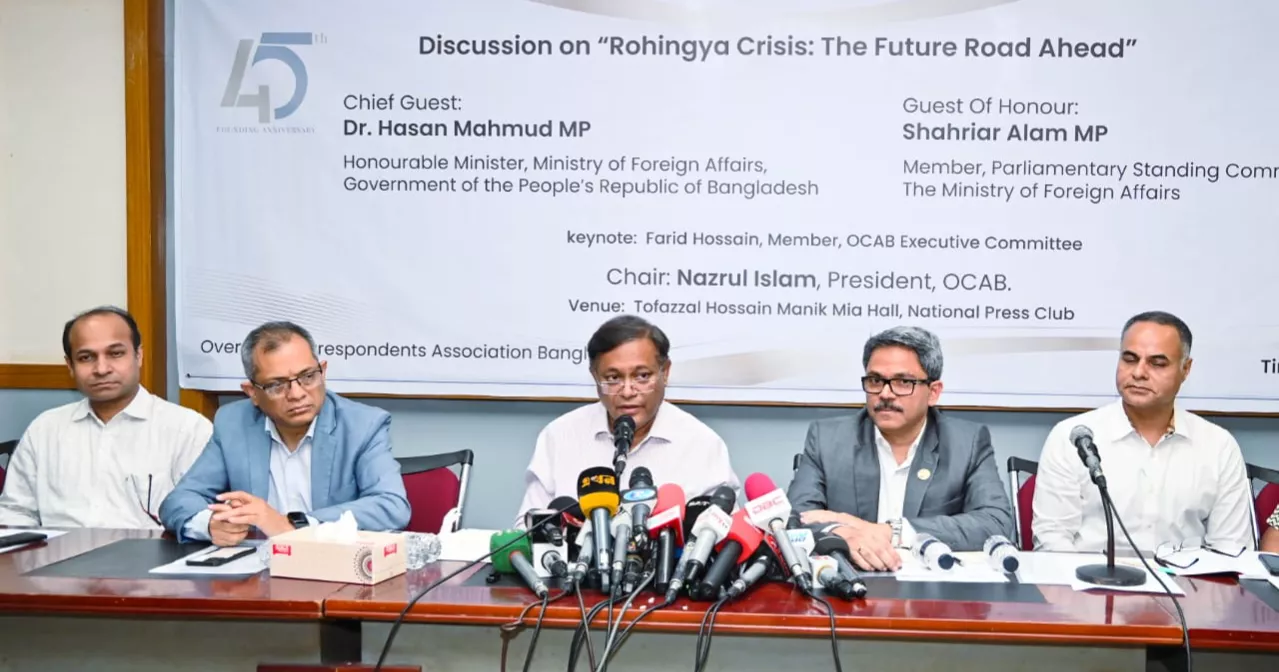 India & China can resolve Rohingya crisis: Bangladesh Foreign Minister