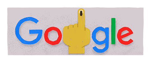 गूगल ने डूडल के जरिए मतदाताओं को मतदान के लिए किया प्रेरित 
