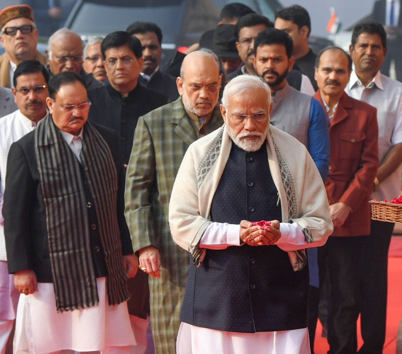 Narendra Modi pays tribute to ex-PM Atal Bihari Vajpayee ahead of oath-taking as PM