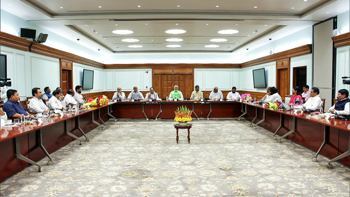 Key NDA meeting at PM Modi's residence concludes
