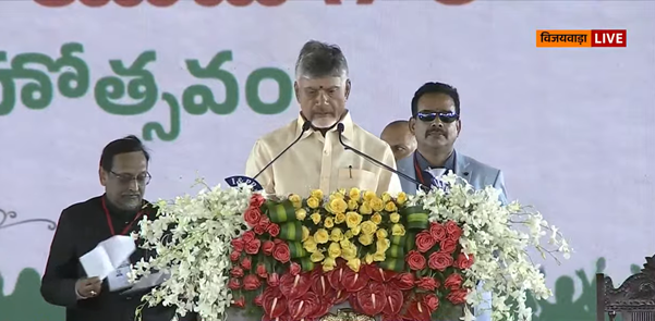 Chandrababu Naidu sworn-in as Andhra Pradesh chief minister