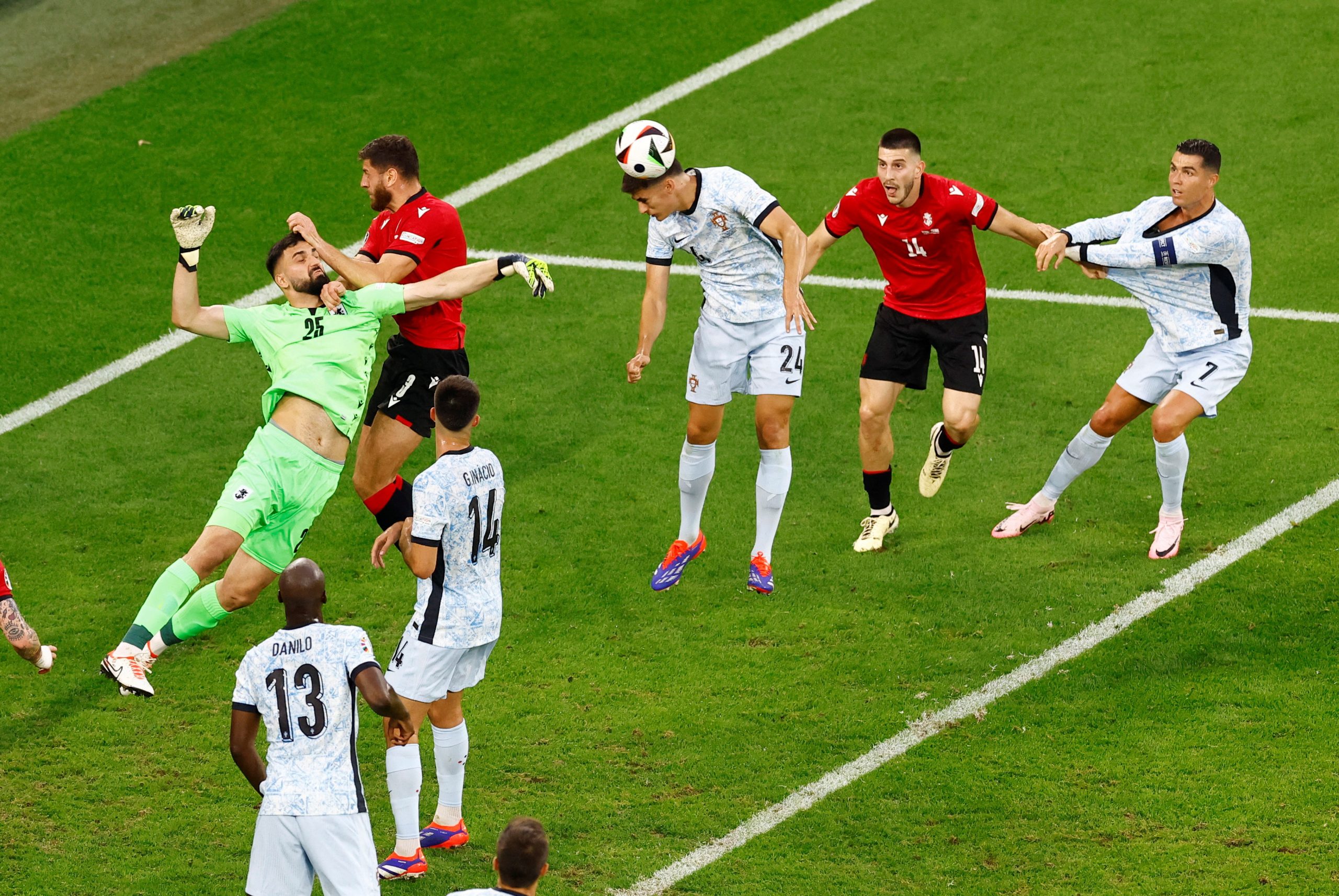 Newcomers Georgia stage historic Euro shock by beating Portugal 2-0