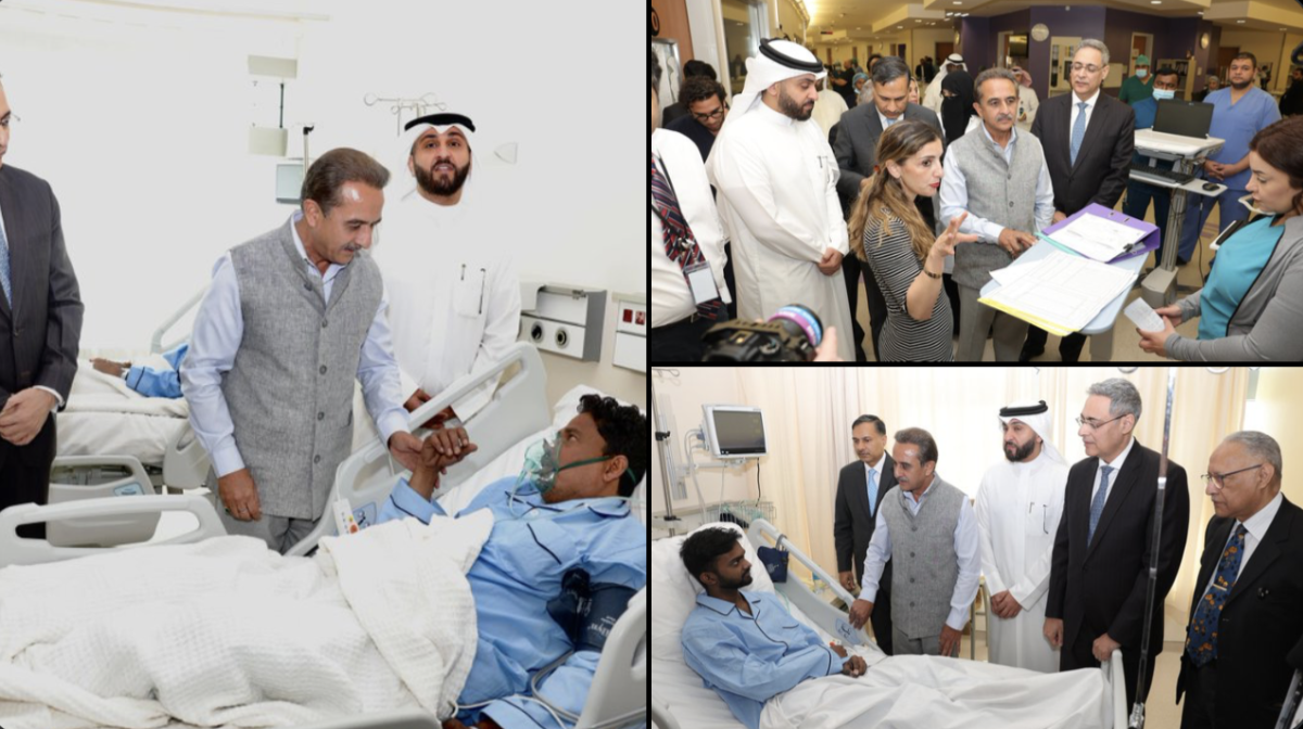 कुवैत आग की घटना में पीड़ित भारतीयों से मिलने पहुंचे विदेश राज्यमंत्री, हर संभव सहायता का दिया आश्वासन  