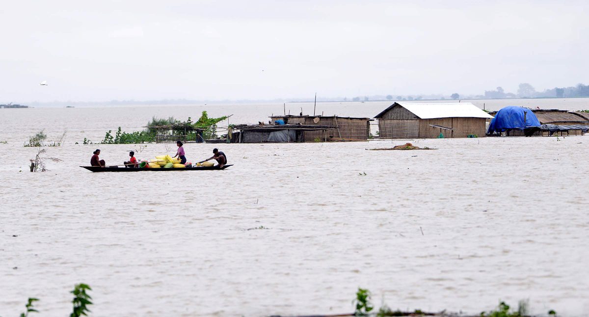 Assam: Flood situation in Barpeta still grim, 1.35 lakh people affected