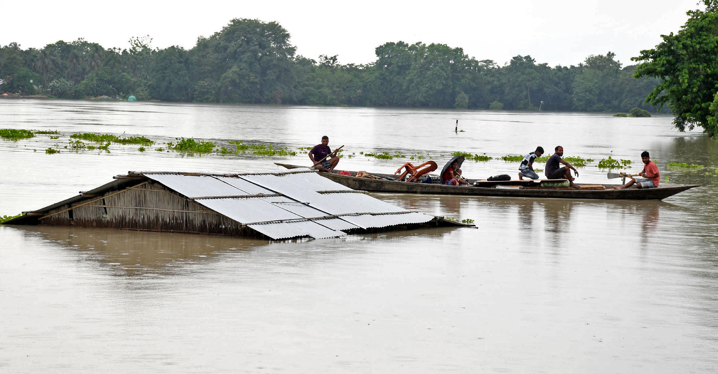 Floods in Assam claim 46 lives, affect over 16 lakh people