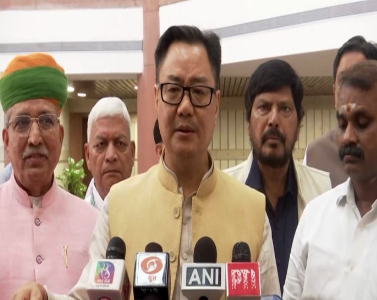 PM urged NDA MPs to follow rules of Parliament, prioritise “service to country”: Kiren Rijiju