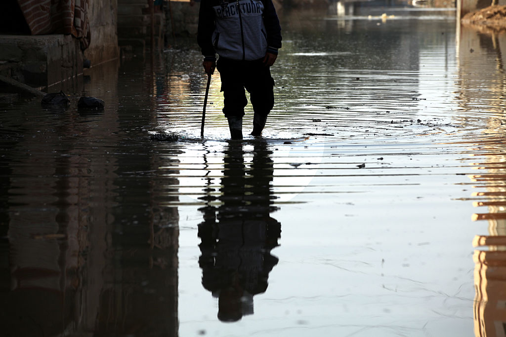 Gaza’s streets flooded with sewage amid destroyed infrastructure