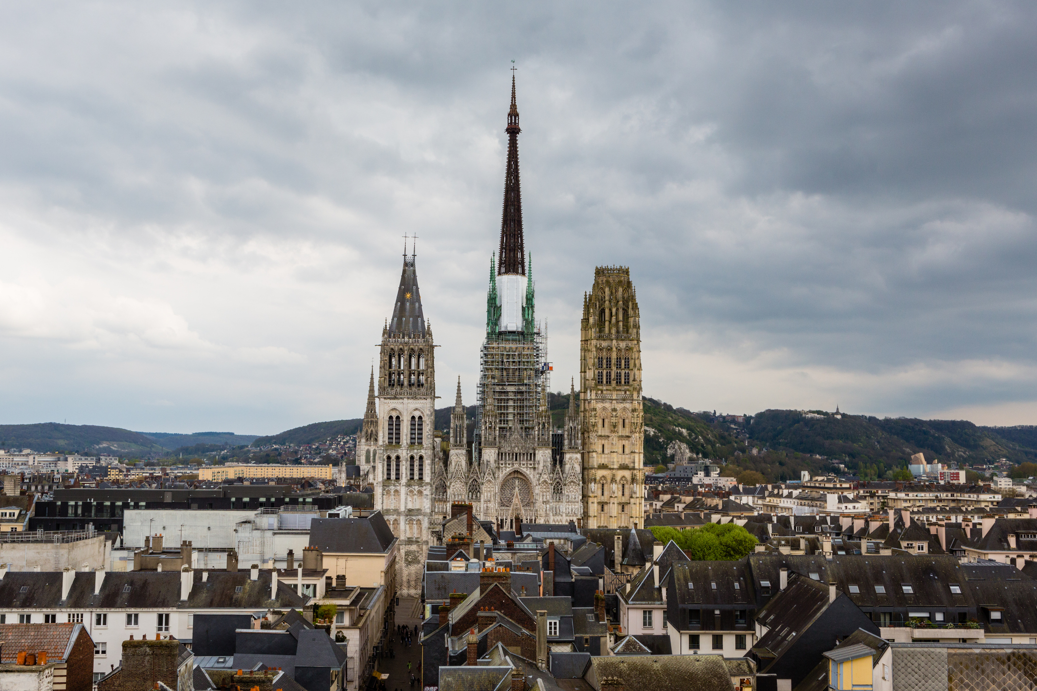 Rouen cathedral fire brought under control after initial echo of Notre-Dame