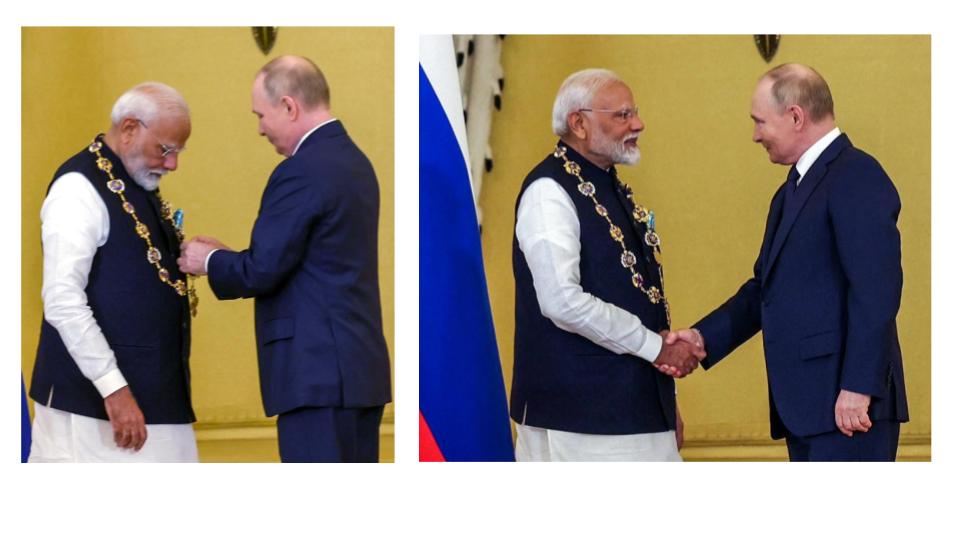 PM Modi awarded with Russia’s highest civilian honour