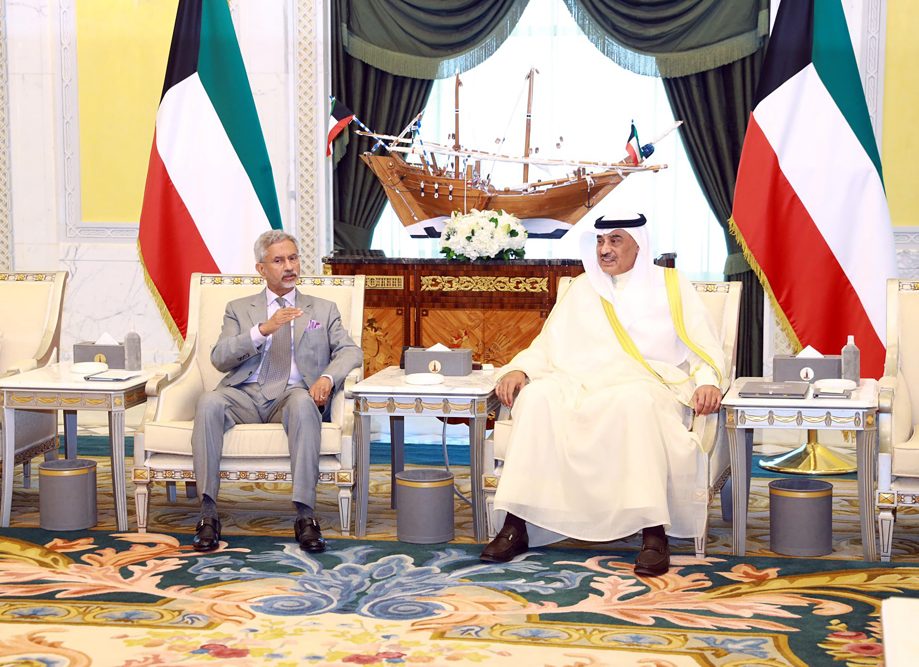 EAM Jaishankar calls on Crown Prince of Kuwait, discusses bilateral ties