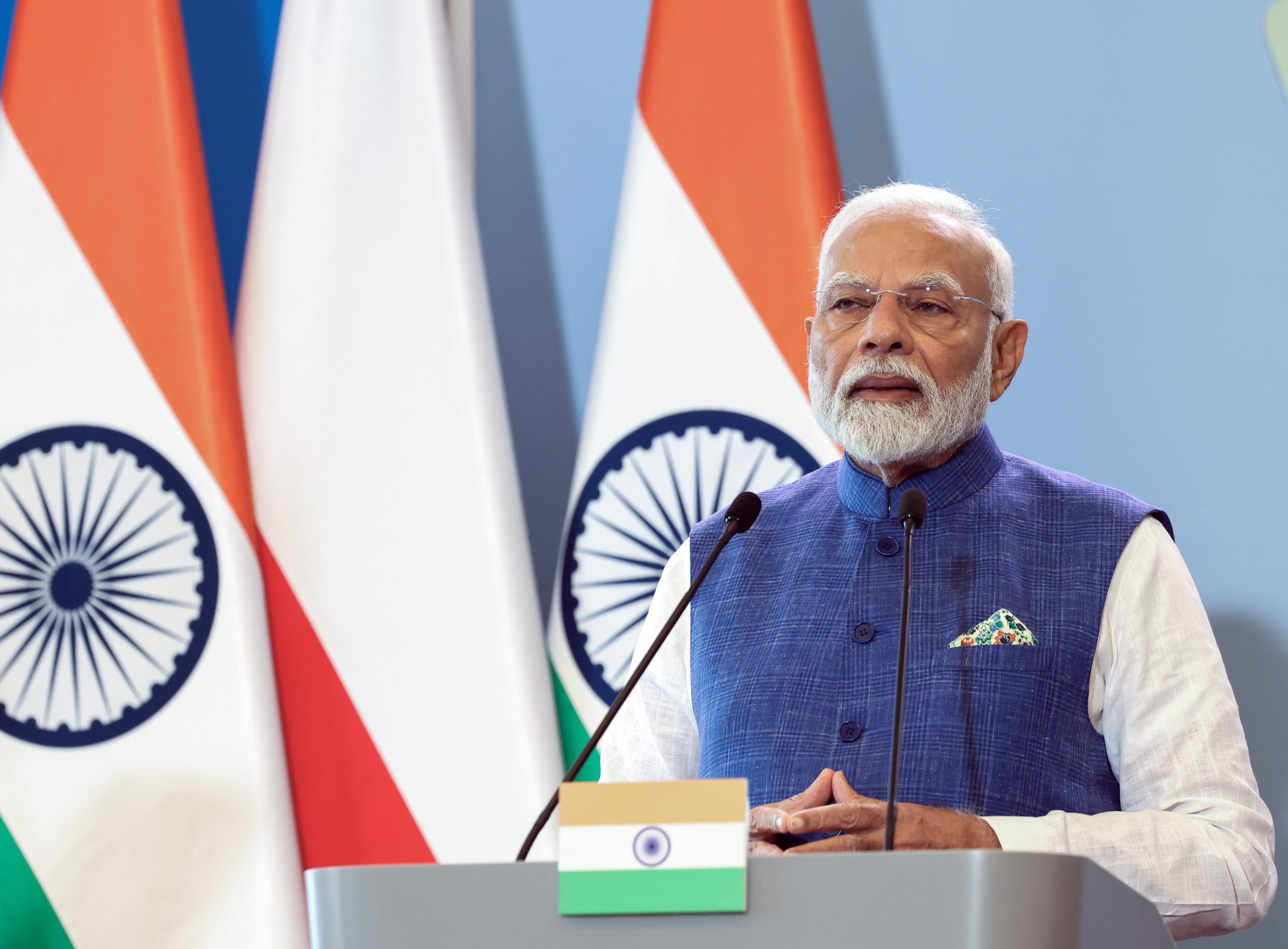 PM Modi calls for dialogue to end Ukraine and West Asia conflicts, highlights strengthened India-Poland ties