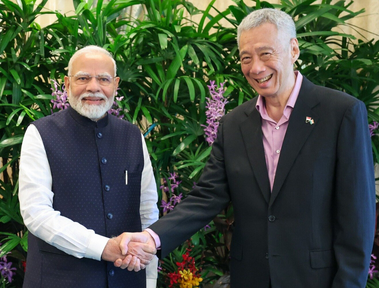 PM Modi attends lunch hosted by Singapore’s Senior Minister Lee Hsein Loong