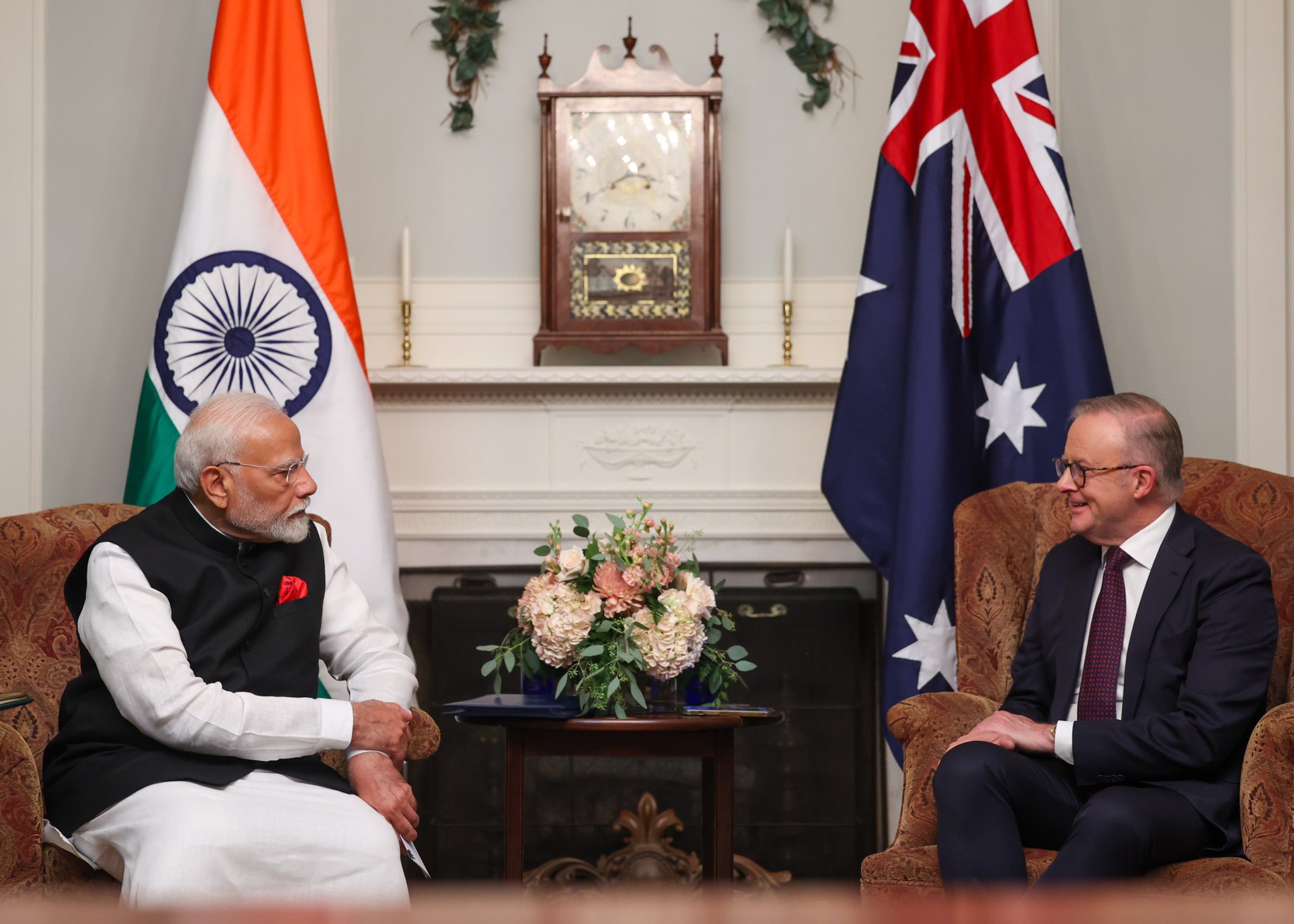 Quad Summit: PM Modi holds bilateral meeting with Australian PM Anthony Albanese in Wilmington