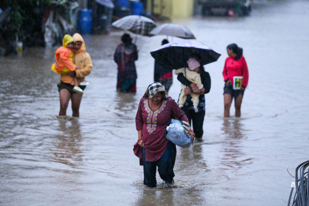 Effect of westerlies in Nepal, rain in Lumbini and snowfall at higher