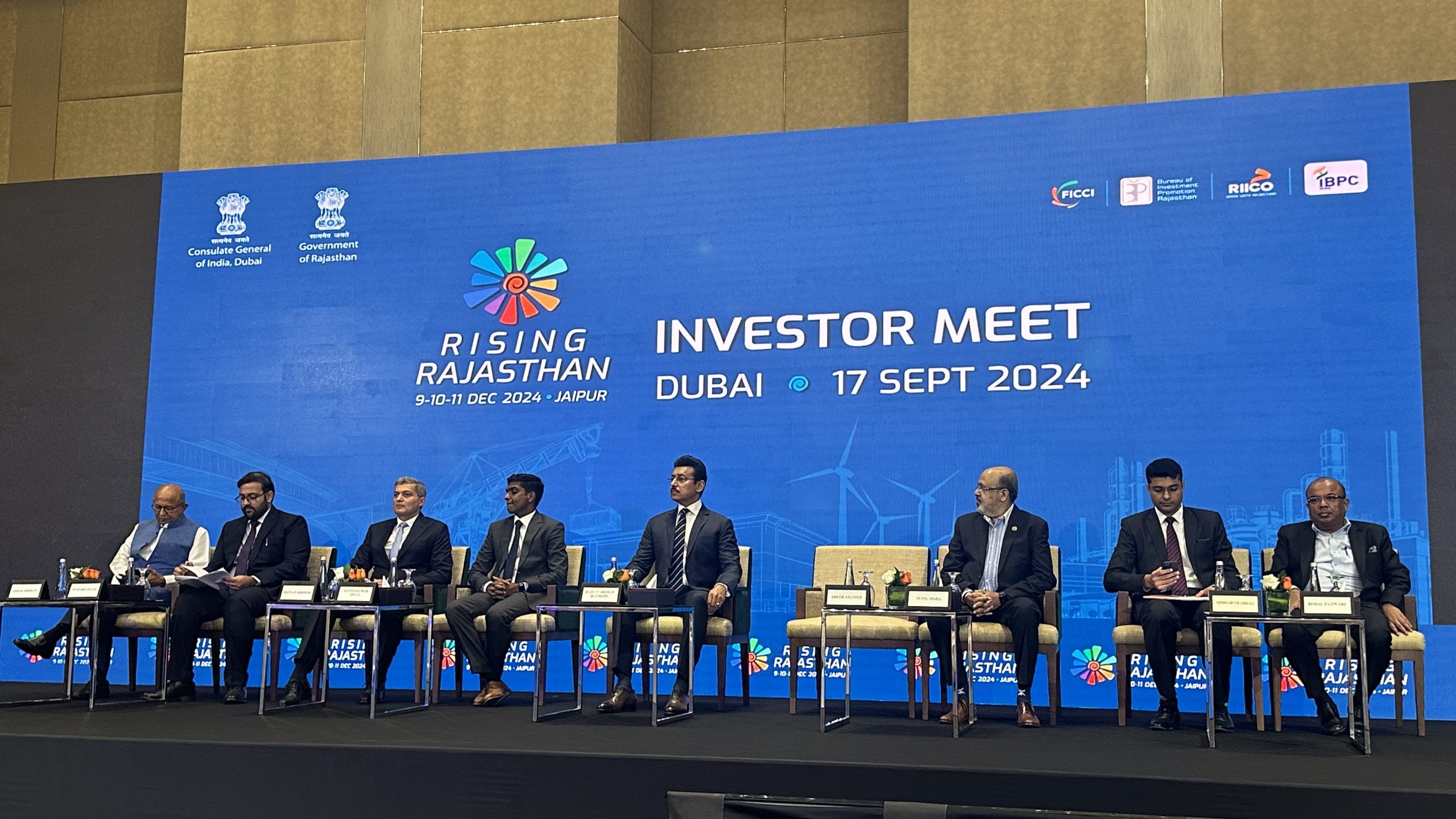 Rajasthan Hosts Investors’ Meet in Dubai, Prepares for ‘Rising Rajasthan’ Global Summit