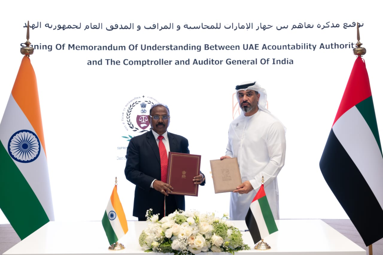 UAE and India sign MoU to strengthen public sector audit cooperation