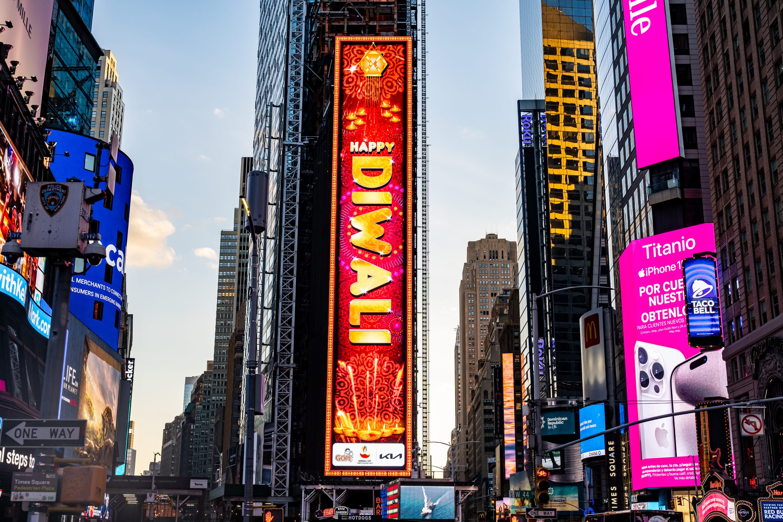 Diwali shines bright at Times Square in early festivities