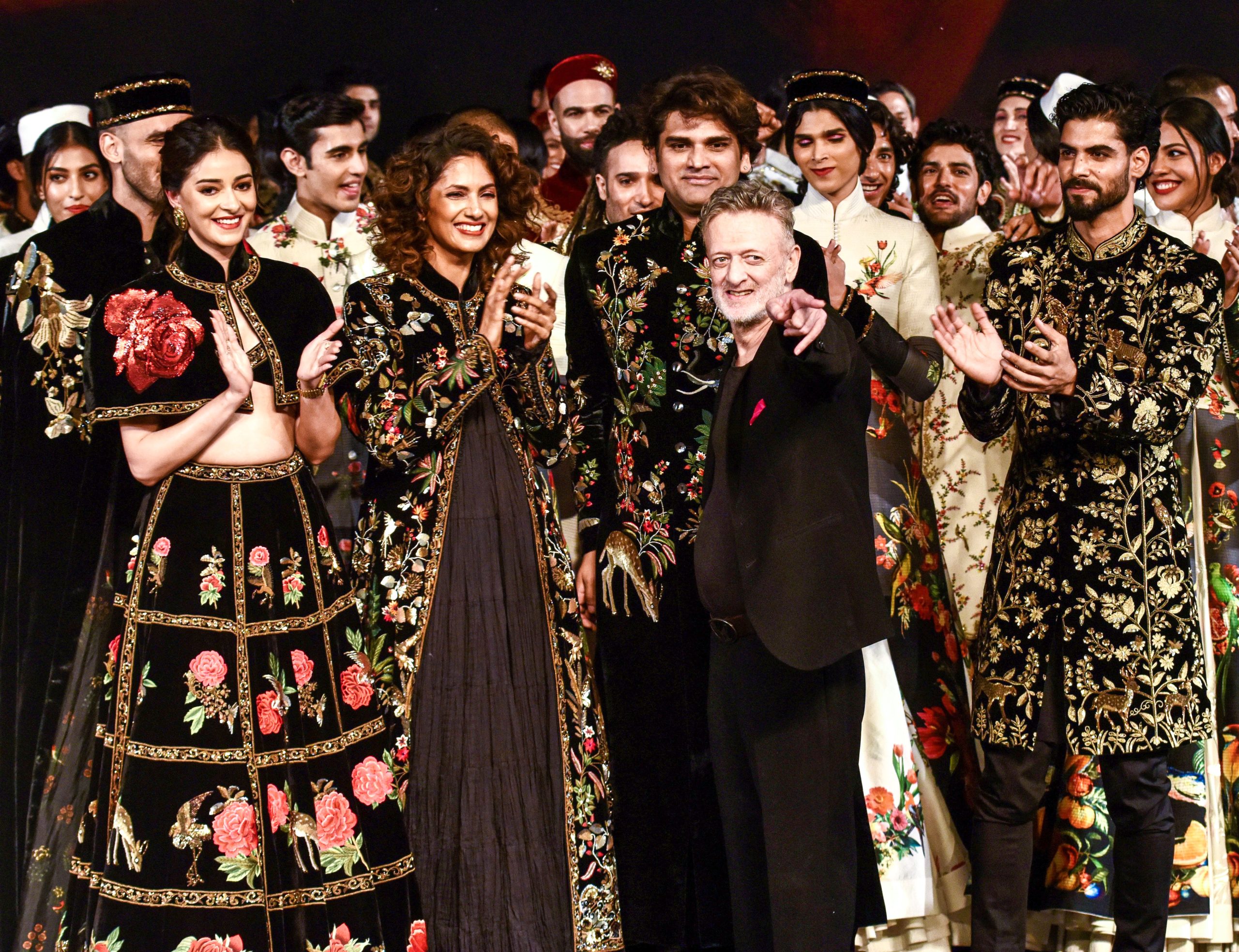 Veteran Indian designer Rohit Bal closes fashion week with grand showcase in New Delhi