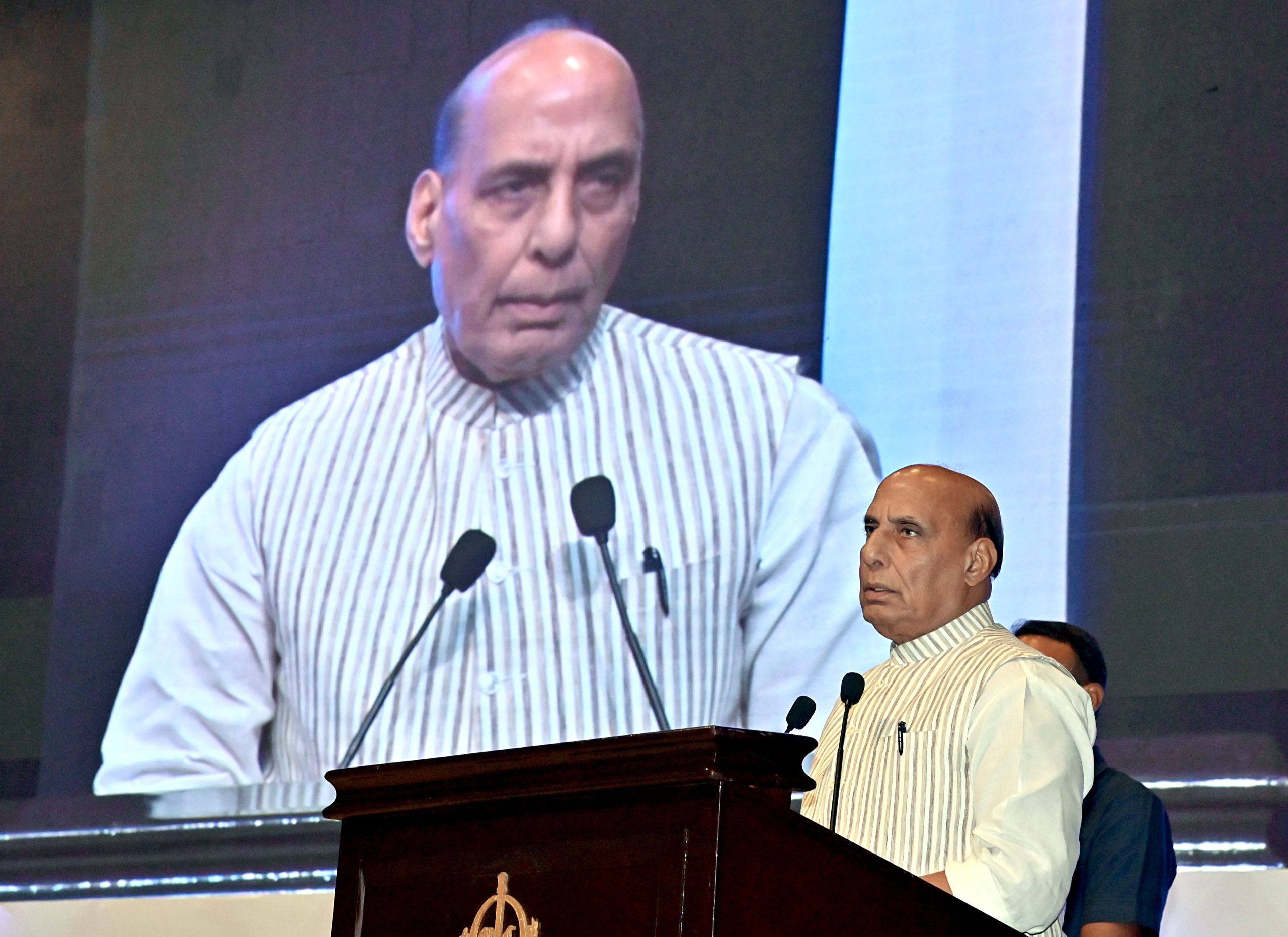 “India is aiming to become a drone hub of the world,” says Rajnath Singh at Delhi Defence Dialogue