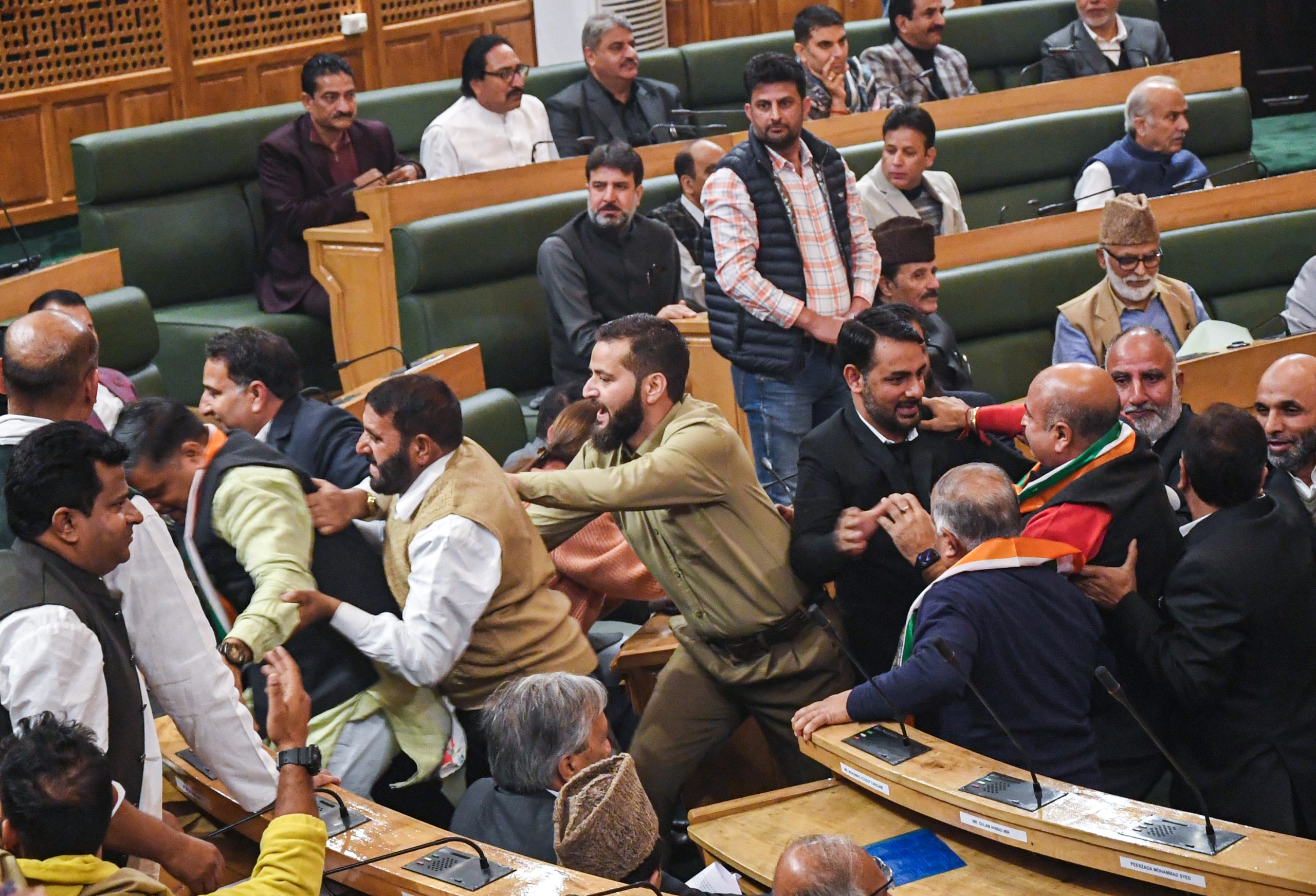 Ruckus in J-K assembly assembly over resolution on Article 370 restoration; BJP calls it “darkest day of democracy”