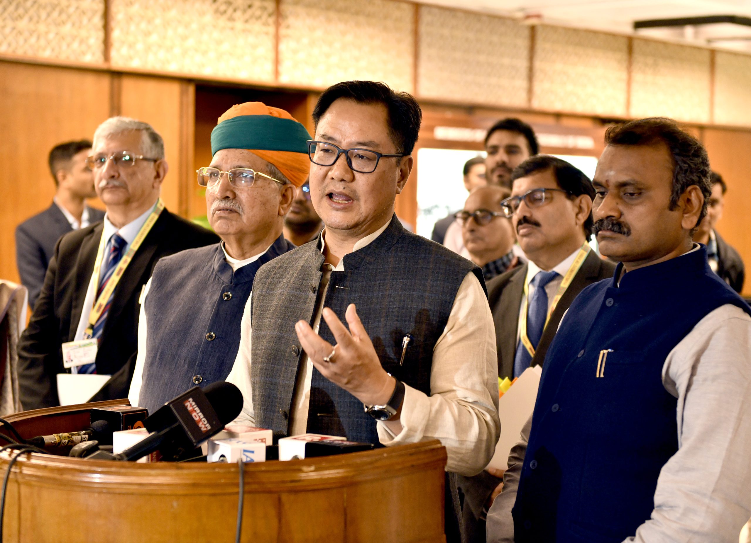 “Govt ready to discuss any topic, only request is House should run well”: Union Minister Kiren Rijiju