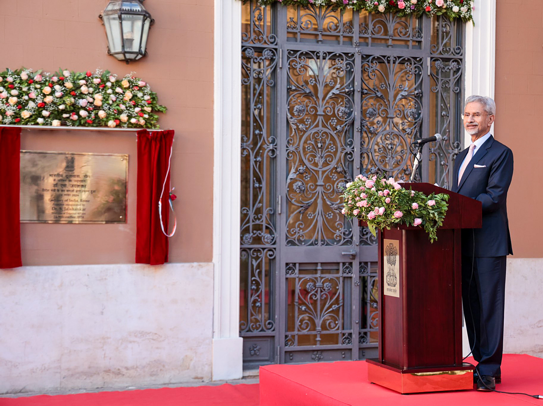 Jaishankar inaugurates new chancery of Indian Embassy in Italy, highlights historical ties