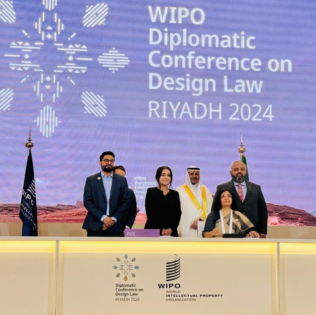 India signs Final Act of Riyadh Design Law Treaty