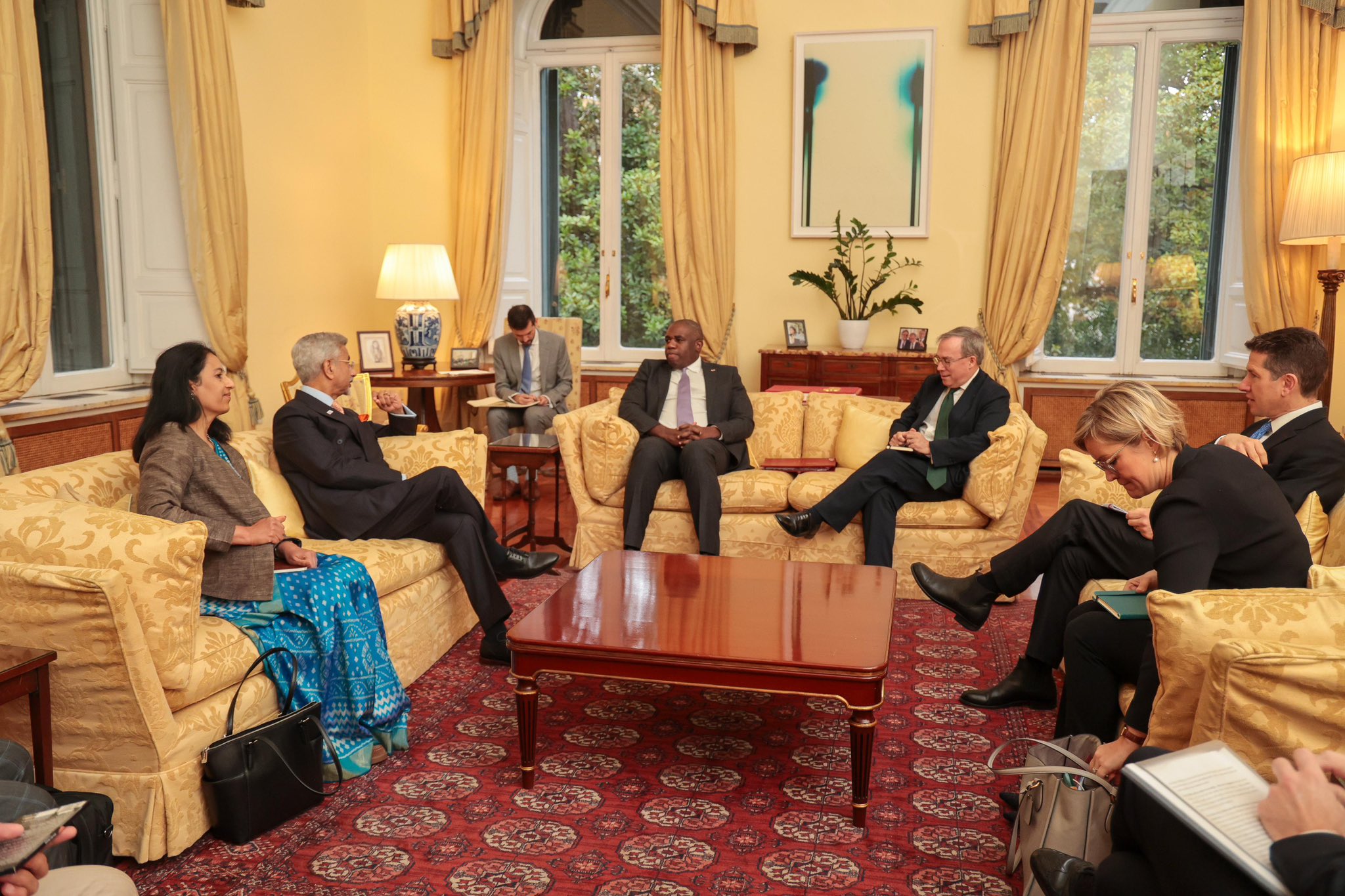 EAM Jaishankar meets UK Foreign Secretary David Lammy in Rome on sidelines of his three-day Italy visit