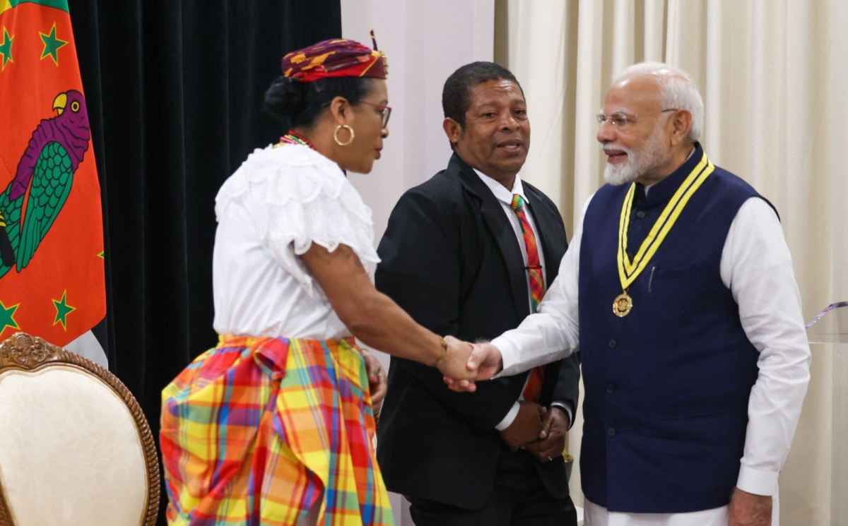 PM Modi dedicates Dominica’s top National Award to 140 crore Indians