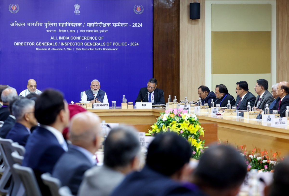 PM Modi holds discussions on policing, security-related issues at DG-IG Conference in Bhubaneswar