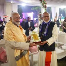 PM Modi attends Christmas celebrations at Union Minister George Kurian’s residence