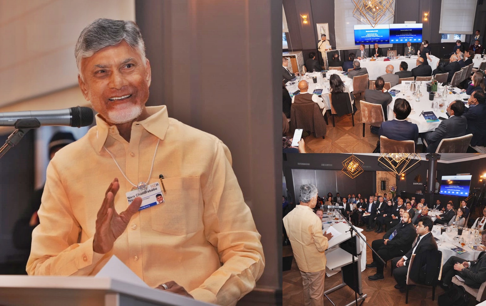 WEF 2025: Andhra CM Naidu showcases India’s rise as a global economic power