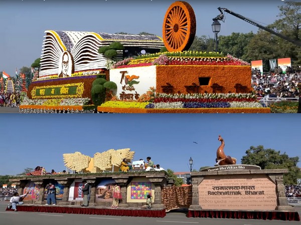 Culture Ministry’s R-Day tableau celebrates India’s economy; CPWD shows 75 years of Constitution