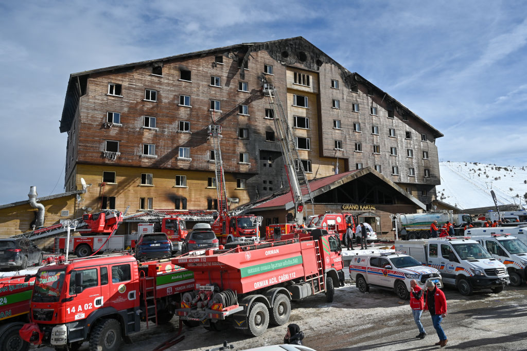 Turkish ski resort fire kills 76, forces guests to jump from windows