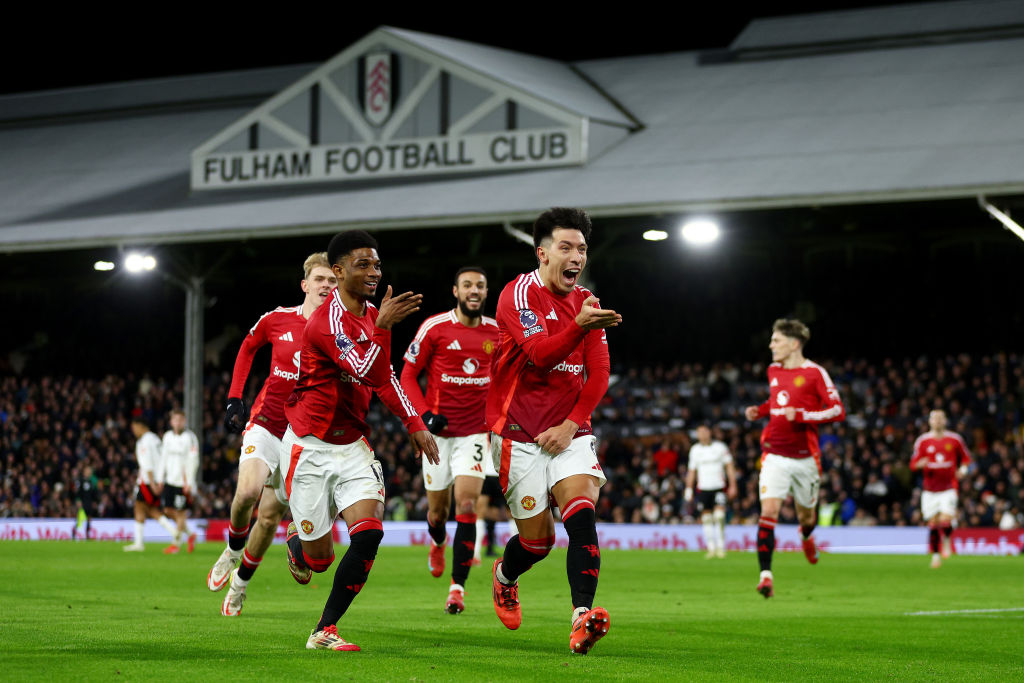 Late Martinez strike earns Man Utd much-needed victory at Fulham