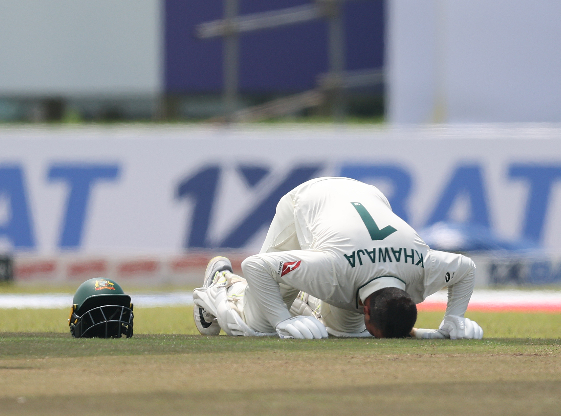 Usman Khawaja breaks new ground as first Australian to smash double ton in Sri Lanka