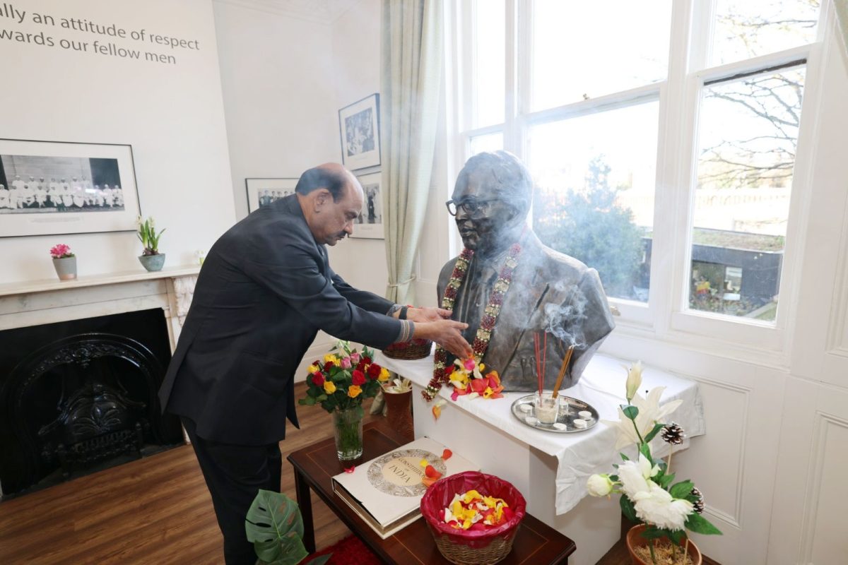 Lok Sabha Speaker Om Birla visits Dr Ambedkar Museum in London