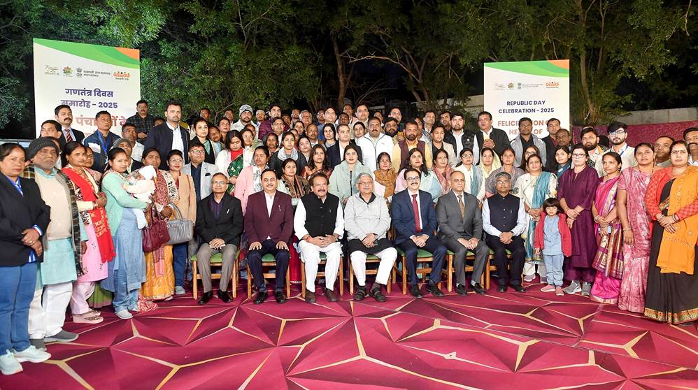 Panchayat Representatives participate in 76th Republic Day Celebrations at Kartavya Path, New Delhi