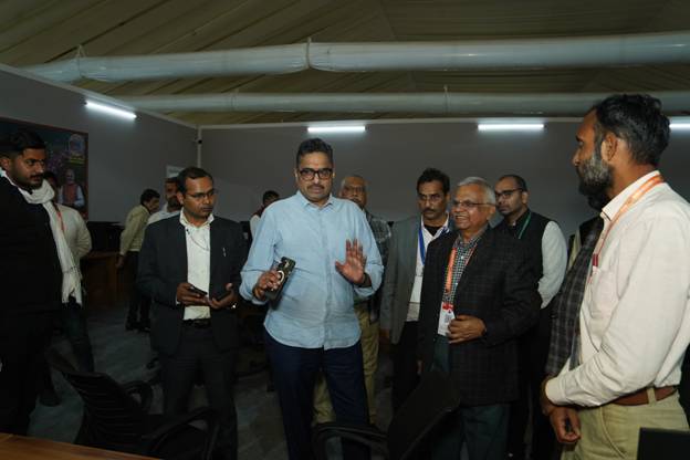 I&B Secretary Sanjay Jaju reviews operations of media units at Maha Kumbh